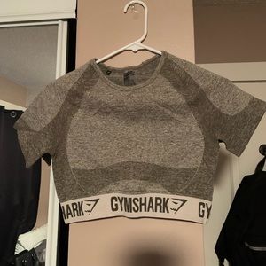 Gymshark Khaki Flex Short sleeve